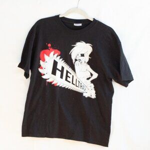 Helltrash "I Am the Enemy" Graphic Unisex T-Shirt Industrial Music Goth Grunge M